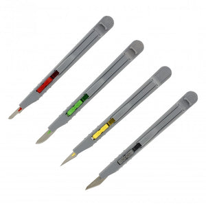 Ensemble de 4 couteaux de sécurité rétractables Modelcraft PKN3216-S