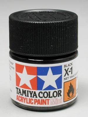 Peinture acrylique Tamiya X1 Noir (81501) 10 ml – image 3