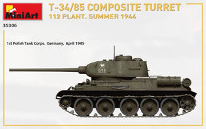 TOURELLE COMPOSITE MiniArt 35306 T-34/85. 112 USINE. ÉTÉ 1944 1/35 – image 5