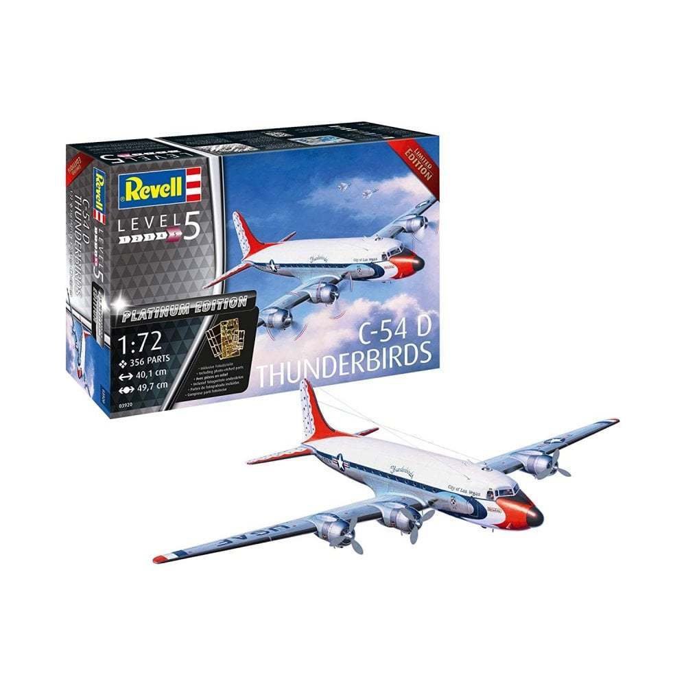 Revell 03920 C-54D Thunderbird&amp;#39;s Platinum Edition 1/72 – zdjęcie 2