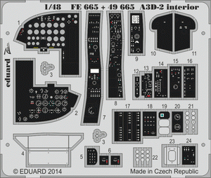 Eduard 49665 A3D-2 intérieur SA TROMPETTE 1/48
