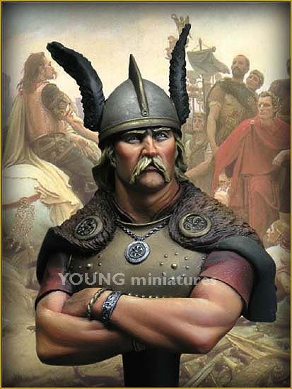 Young Miniatures YH1810 Vercingétorix Guerre des Gaules, 52 av. J.-C. 1/10