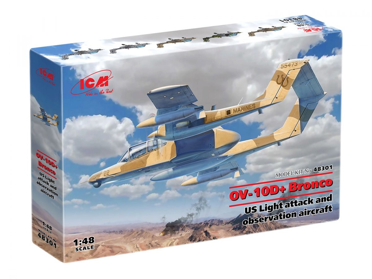 ICM 48301 OV-10D+ Bronco Avion d&amp;#39;attaque et d&amp;#39;observation léger 1/48  – image 14