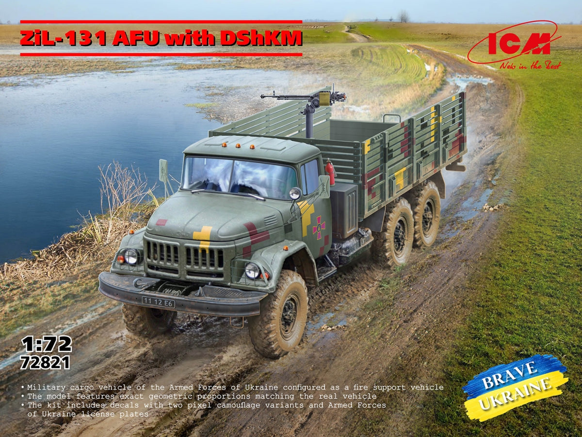 ICM 72821 ZIL-131 AFU avec DShKM 1/72