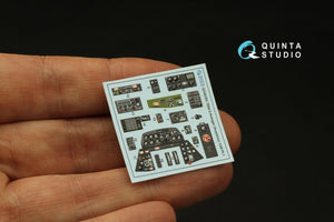 Intérieur imprimé en 3D et coloré sur papier décalcomanie Quinta Studio QD48385 TBM-3 Avenger (Accurate miniatures/Academy) 1/48  – image 3