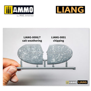 Liang 0006 Pochoirs pour aérographe à effets de vieillissement salin (épars) – image 4