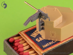 Master GM-35-087 Browning M1919 A4 .30 cal (7,62mm) - z uchwytem plot. M20 (używany np. na M3 Stuart) lub z kołyską D7431 (np. M3 Scout Car) 1/35 – zdjęcie 7