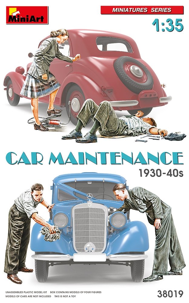 MiniArt 38019 Entretien de voiture des années 30-40 1/35