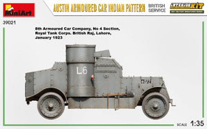 Miniart 39021 Voiture blindée Austin, modèle indien. Service britannique. Maquette intérieure 1/35 – Bild 14