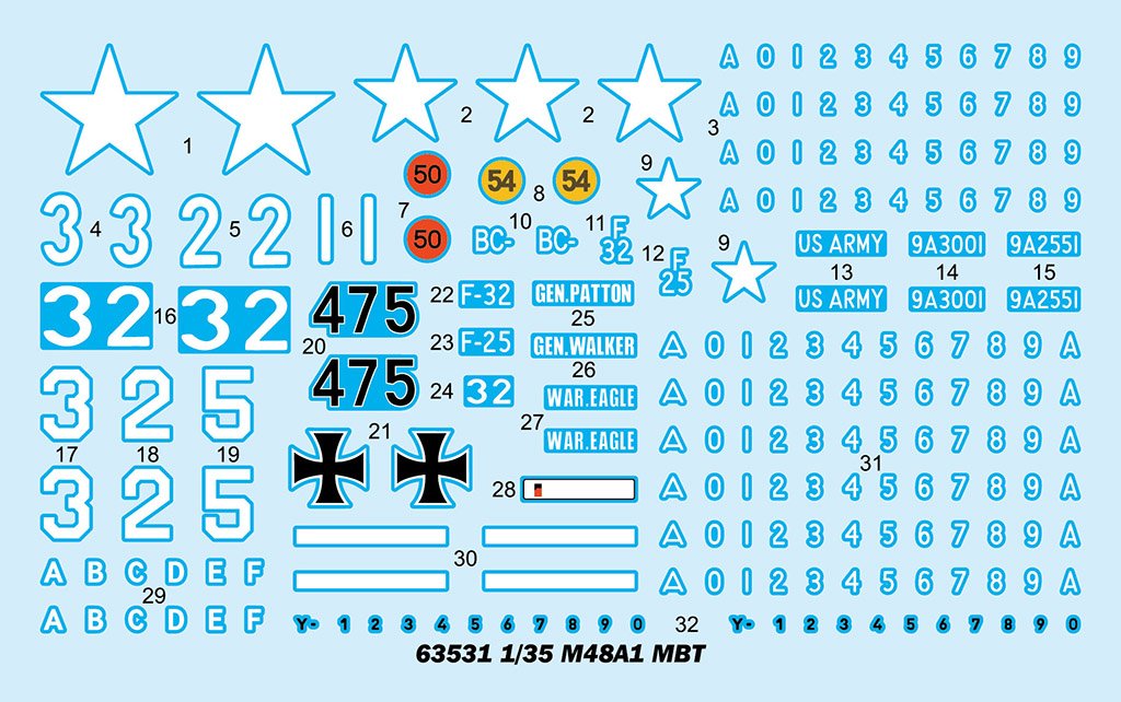 I Love Kit 63531 M48A1 MBT 1/35 – zdjęcie 3