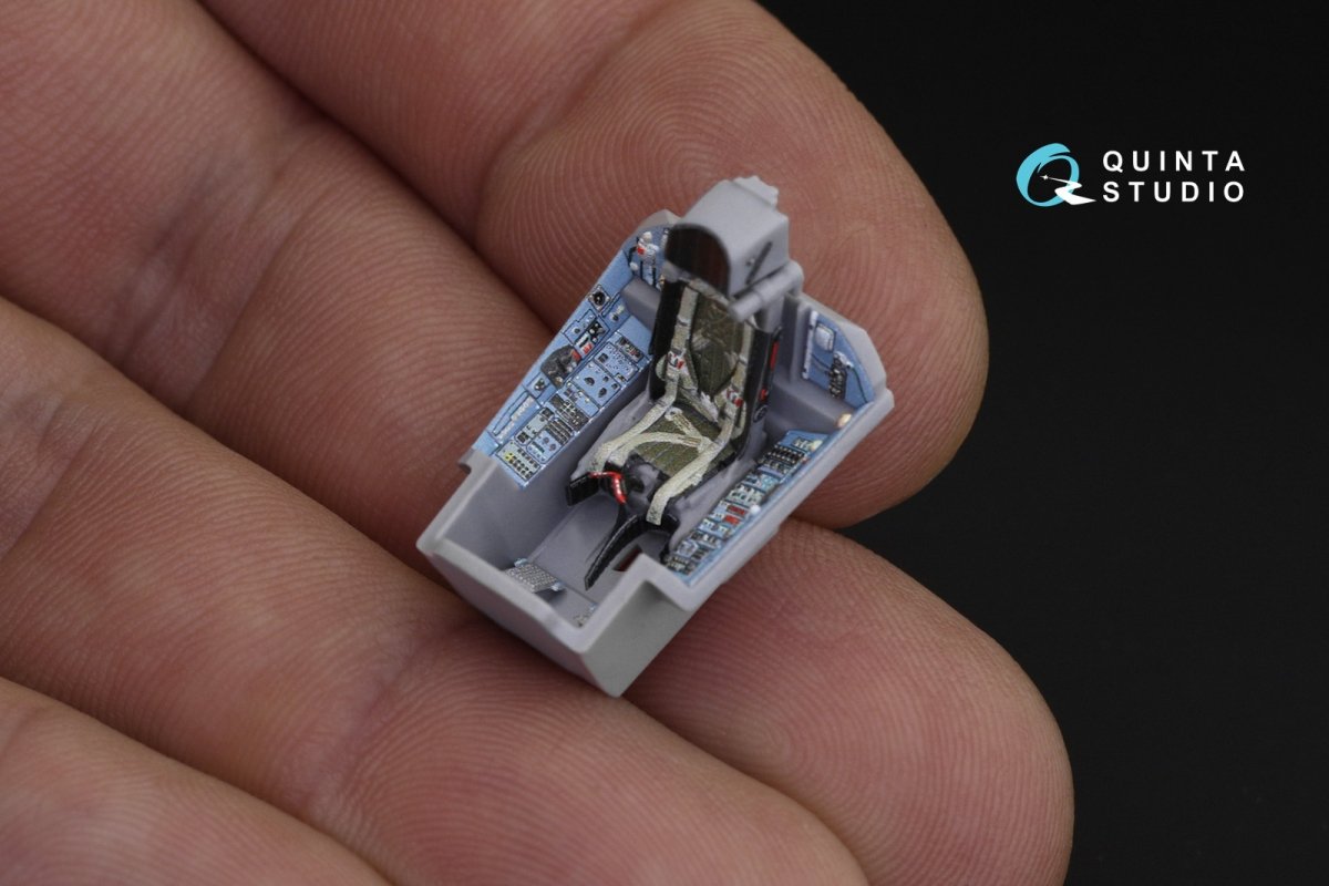 Quinta Studio QD72033 Su-33 3D-Printed &amp;amp; coloured Interior on decal paper (Zvezda) 1/72 – zdjęcie 4
