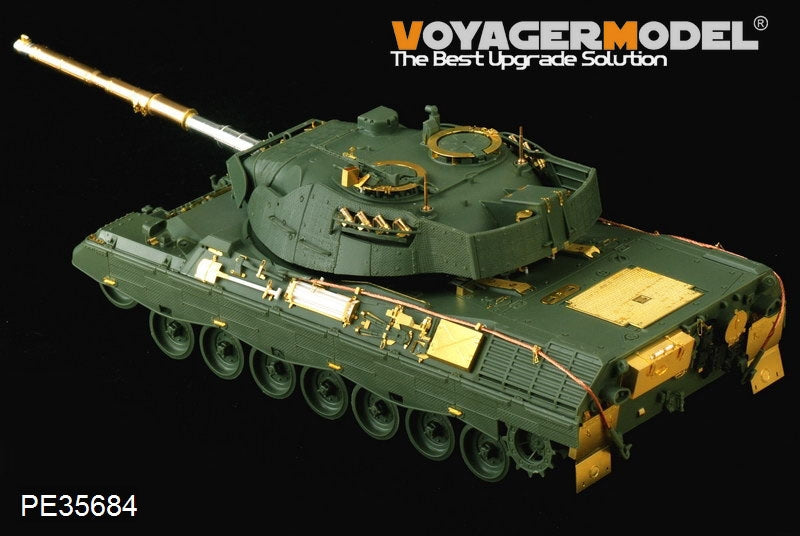 Maquette Voyager PE35684 du char de combat principal allemand Leopard 1A5 moderne pour TAKOM 2004, échelle 1/35 – immagine 4