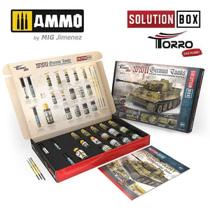 Munitions pour Mig Jimenez 2414300000, boîte de solutions – Chars allemands de la Seconde Guerre mondiale – image 2