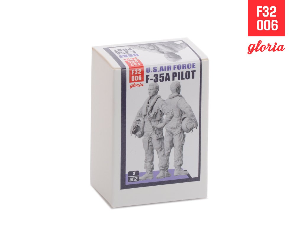 Gloria F32006 F-35A Pilot US Air Force 3D Printed Figures 1/32 – zdjęcie 2