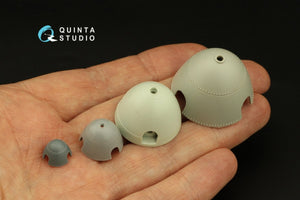 Rangées de rivets radiaux Quinta Studio QRV-044 (taille des rivets : 0,15 mm, écartement : 0,6 mm, convient au 1/48), couleur noire, échelle 1/48 – image 4