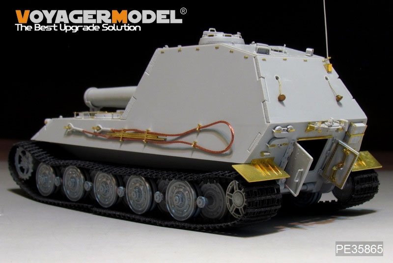 Mortier automoteur lourd allemand BAR 305 mm de la Seconde Guerre mondiale, modèle Voyager PE35865, pour maquette TRUMPETRER au 1/35 – imagen 6
