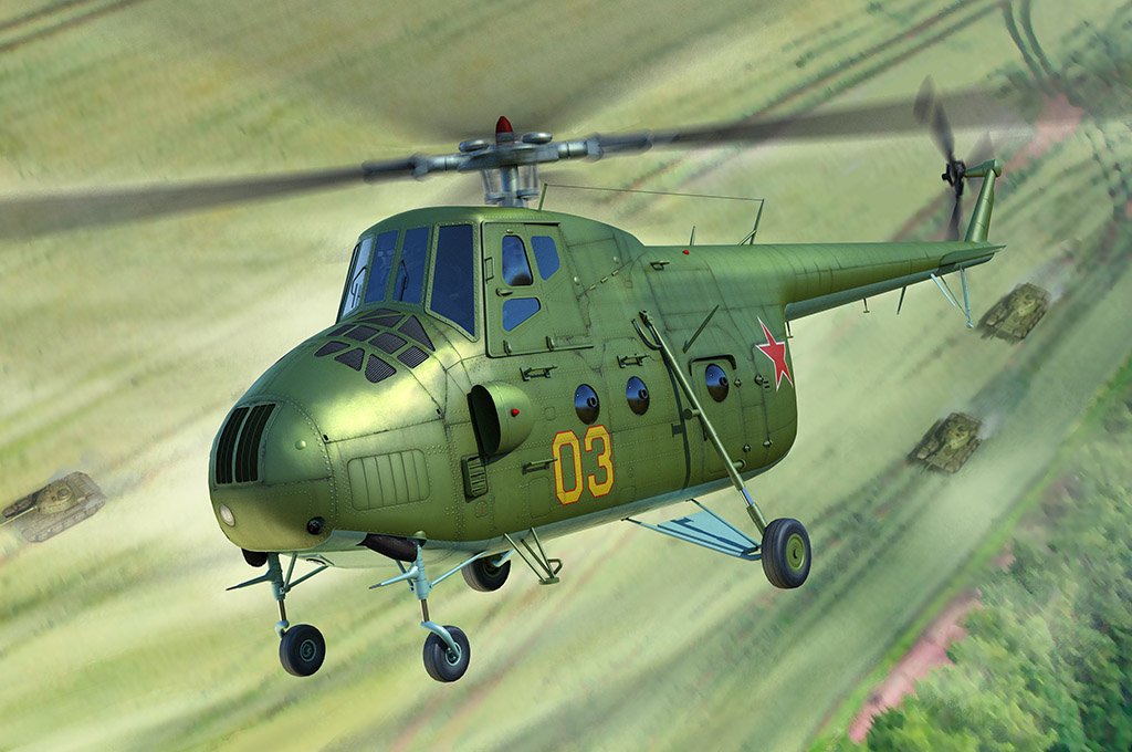 Trumpeter 05816 Hélicoptère russe Mi-4 Hound 1/48