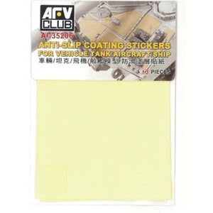 AFV Club AC35206 Autocollants de revêtement antidérapant pour véhicules/chars/avions/navires à l&amp;#39;échelle 1/35