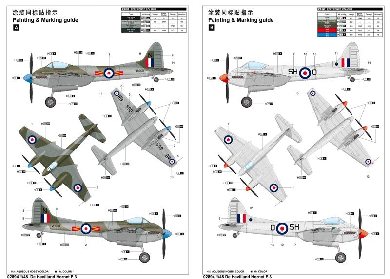 Trompette 02894 De Havilland Hornet F.3 – Bild 2