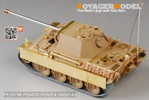 Maquette Voyager PE35798 Panther G allemand de la Seconde Guerre mondiale, version de base (pour TAMIYA 35176) 1/35 – image 2