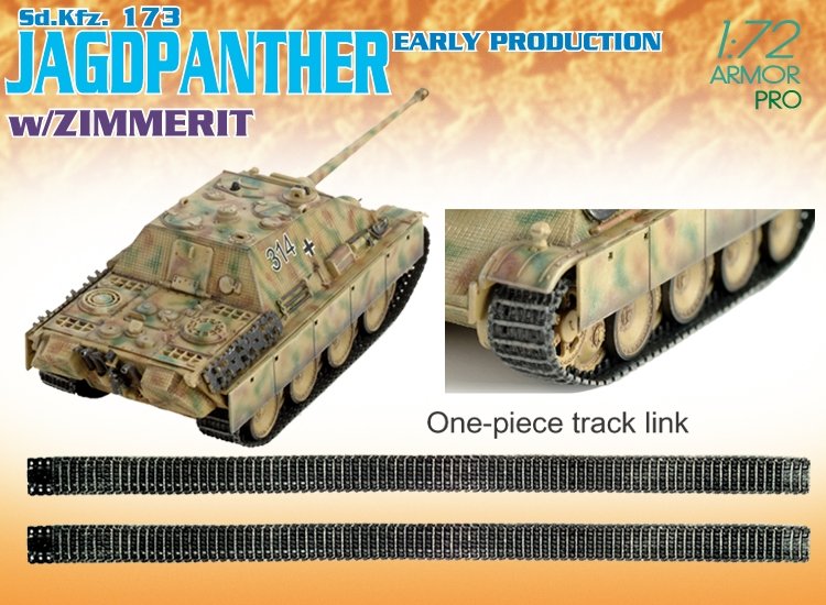 Dragon 7241 Sd.Kfz. 173 JAGDPANT. E.PROD.avec ZIMMERIT (1/72) – image 7