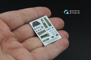 Intérieur imprimé en 3D et coloré sur papier décalcomanie Quinta Studio QDS-72199 Bristol Beaufighter Mk.21 (petite version) 1/72 – image 3