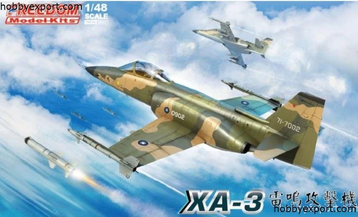 Freedom 18017 OCAF XA-3 AIDC Lei Ming Avion d&amp;#39;attaque au sol monoplace 1/48