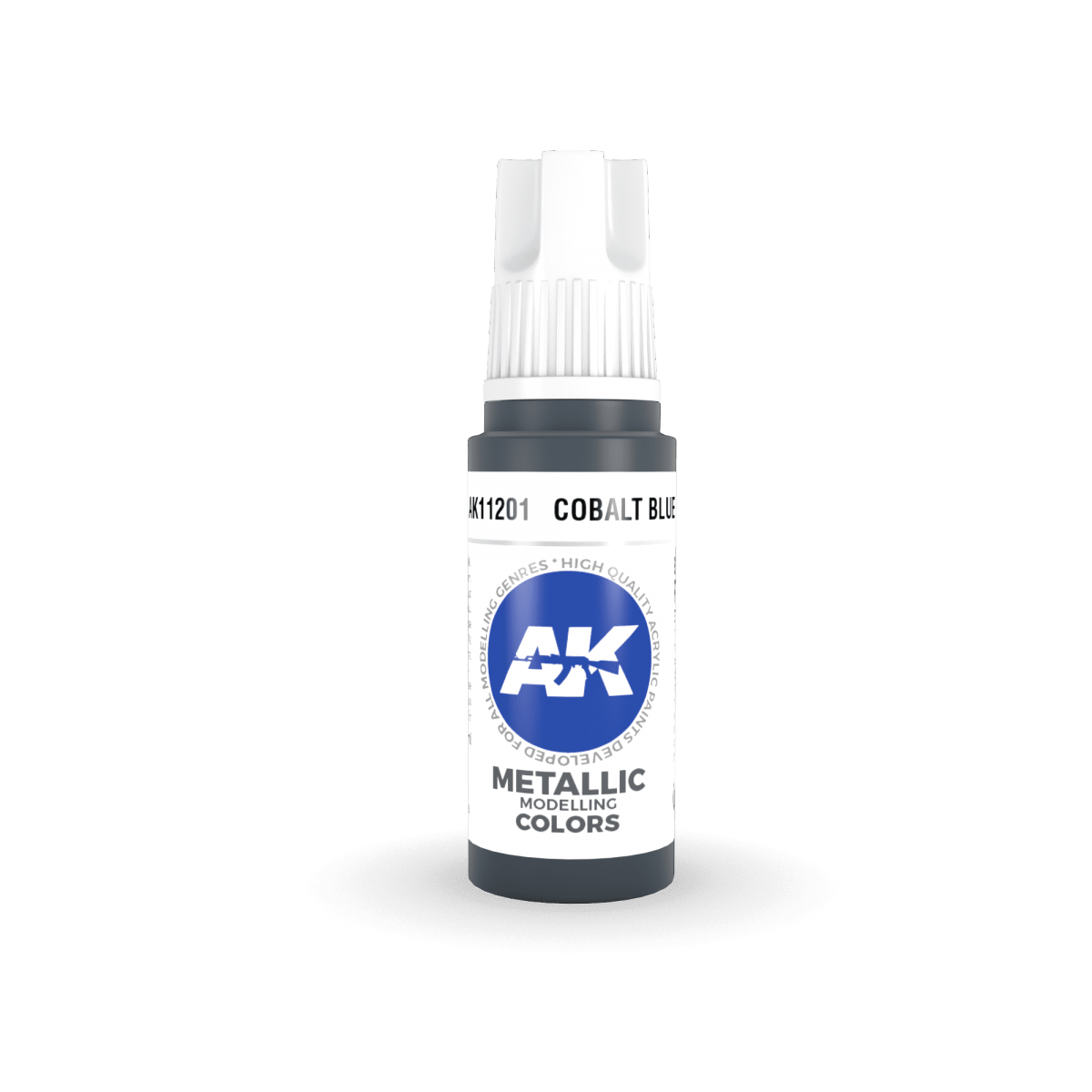 AK Interactive AK11201 BLEU COBALT – MÉTALLISÉ 17 ml – imagen 2