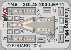 Eduard 3DL48200 Mustang Mk. III SPACE EDUARD 1/48 – image 3