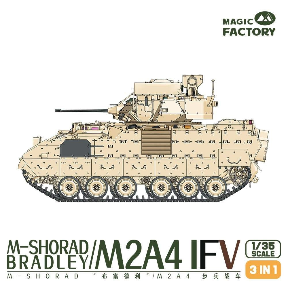 Magic Factory 2004 M-SHORAD Bradley M2A4 IFV 3-en-1 1/35 – immagine 3