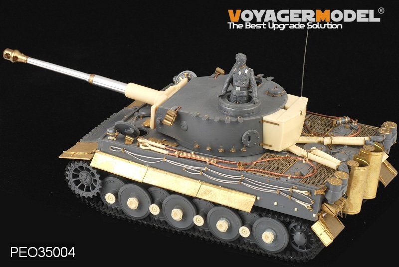 Maquette Voyager PRO35004 Char allemand Tiger I de la Seconde Guerre mondiale, production début/milieu/fin, échelle 1/35 – image 4