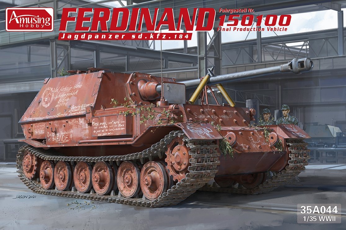 Amusant Hobby 35A044 Ferdinand Jagdpanzer sd.kfz. 184 N°15100 1/35 
