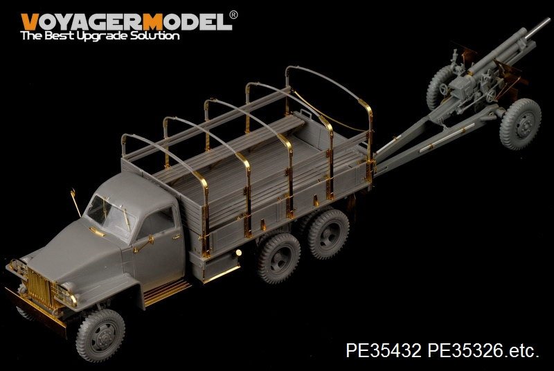 Maquette Voyager PE35432 Camion Studebaker US6 russe de la Seconde Guerre mondiale pour ITALERI 6499 / ICM 35511 1/35  – immagine 13