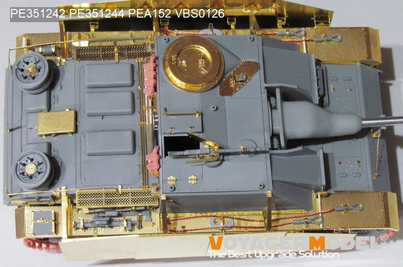 Voyager modèle PE351244 garde-boue allemand StuG III Ausf.G de la seconde guerre mondiale pour BORDER BT-020 1/35 – Bild 2