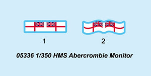 Trumpeter 05336 HMS Abercrombie Monitor 1/350 – zdjęcie 4