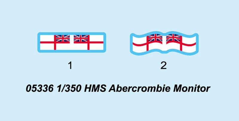 Trumpeter 05336 HMS Abercrombie Monitor 1/350 – zdjęcie 4