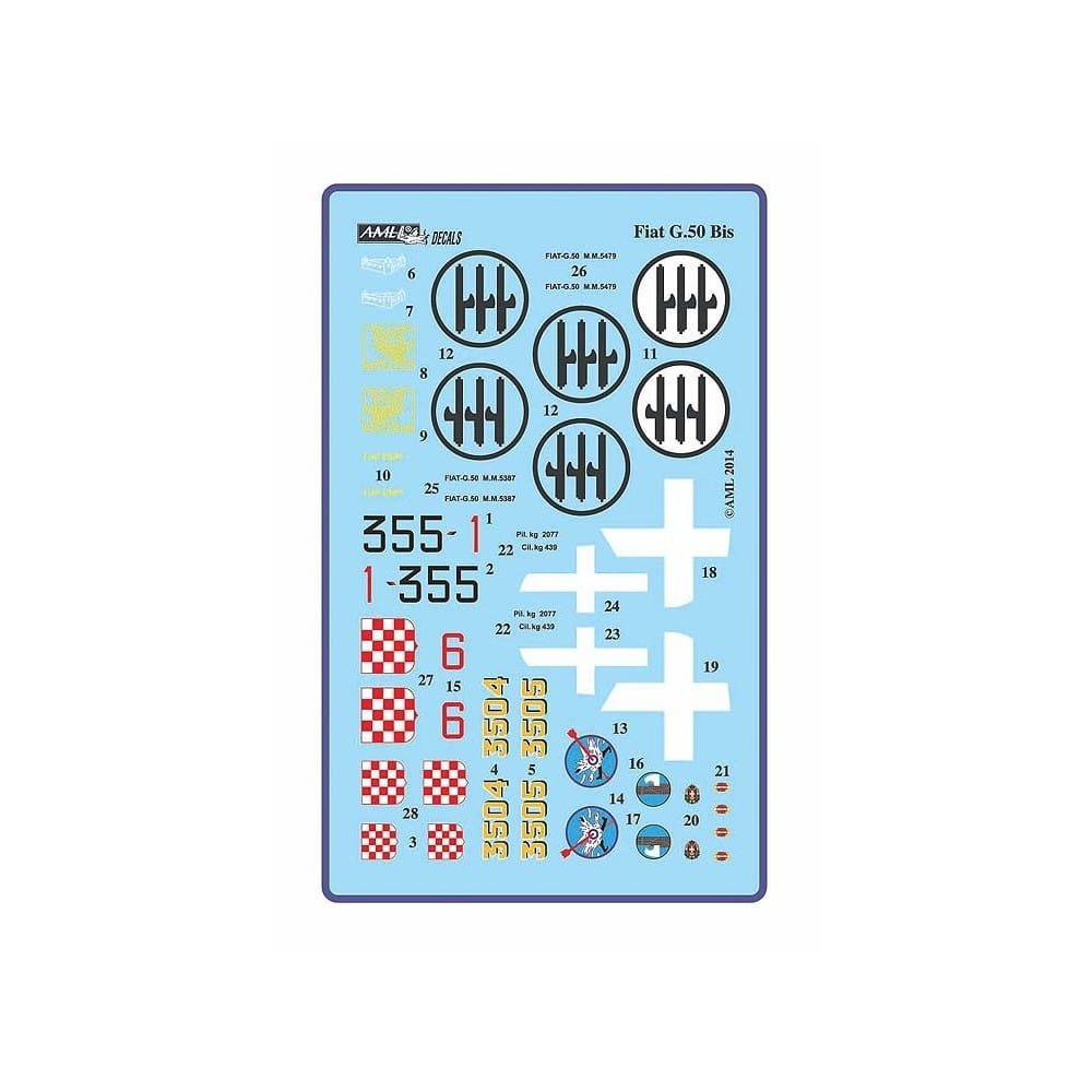 AML 72056F Fiat G.50 bis - Édition limitée 1/72 – Bild 6