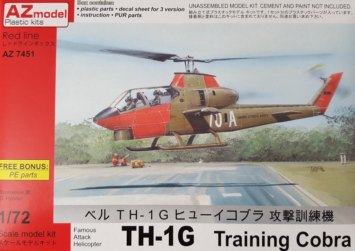 Maquette AZ7451 TH-1G Huey Cobra Training 1/72