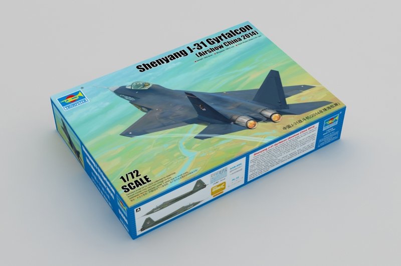 Trumpeter 01666 Shenyang J-31 Gyrfalcon (Salon aéronautique de Chine 2014) (1/72) – image 2