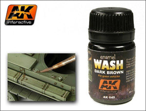 AK Interactive AK045 Peinture foncée pour véhicules verts 35 ml