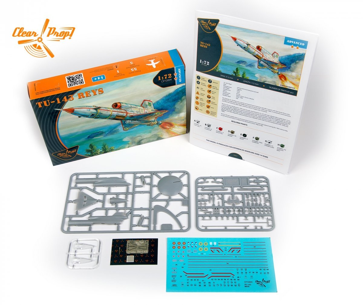 Hélice transparente ! Kit avancé CP72004 Tu-143 Reys au 1/72  – immagine 2