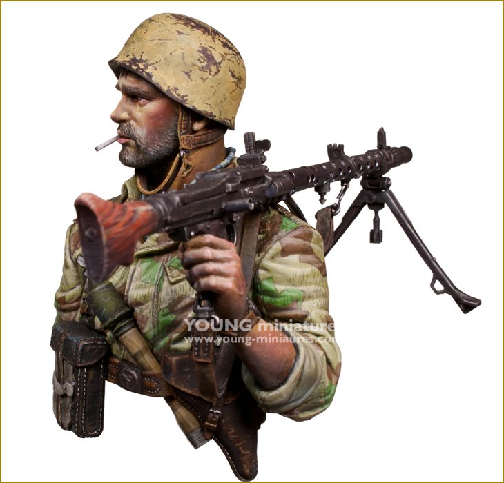 Young Miniatures YM1892 Parachutistes allemands de la Seconde Guerre mondiale 1/10 – image 6