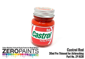Peinture rouge Castrol Zero Paints ZP-1638, 30 ml