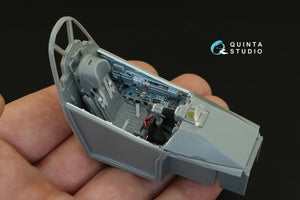 Intérieur imprimé en 3D et coloré sur papier décalcomanie Quinta Studio QD32006 Su-25UB (pour maquette Trumpeter) 1/32 – immagine 6