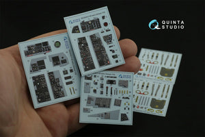 Quinta Studio QD32036 F-4D 3D-Printed &amp;amp; coloured Interior on decal paper (Tamiya) 1/32 – zdjęcie 7