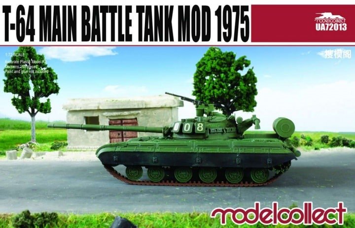 Modelcollect UA72013 Char de combat principal T-64 Mod. 1975 1/72