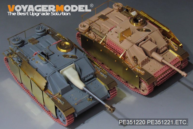 Maquette Voyager PE351221 StuG.III Ausf.G allemand de la Seconde Guerre mondiale (première production, version de base) (pour RFM 5073) 1/35 – image 4