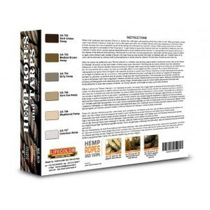 Coffret de peinture acrylique Lifecolor CS28 « Cordes et bâches » 6 x 22 ml – image 2