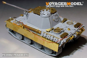 Maquette Voyager PEA438, char antiaérien allemand Panther A/G Pz.Rgt.26 de la Seconde Guerre mondiale (pour TAKOM 2119/2120/2121), échelle 1/35 – image 7