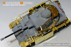 Maquette Voyager PE35994 Garde-boues pour char allemand Pz.Kpfw.IV Ausf.FH de la Seconde Guerre mondiale, modèle Border 35001, échelle 1/35 – imagen 4